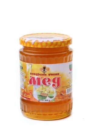 Мед липа стъклен буркан