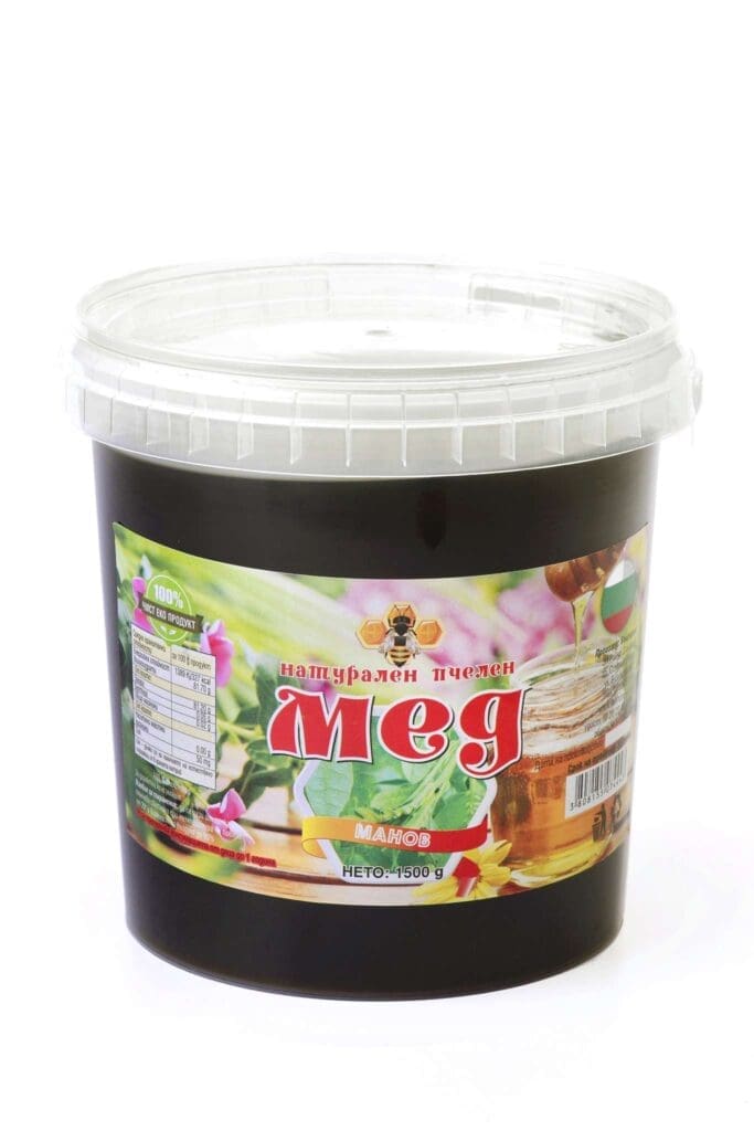 Мед манов пластмасова кофичка